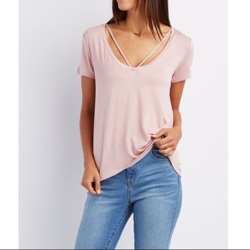 🔴 3/$15 🔴 
Strappy boyfriend top